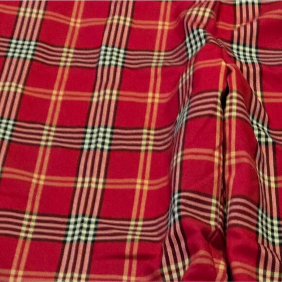 Chaus Red and White Plaid Pull‎ On Straight Leg Pants Plus Size XXL NEW - Picture 10 of 14